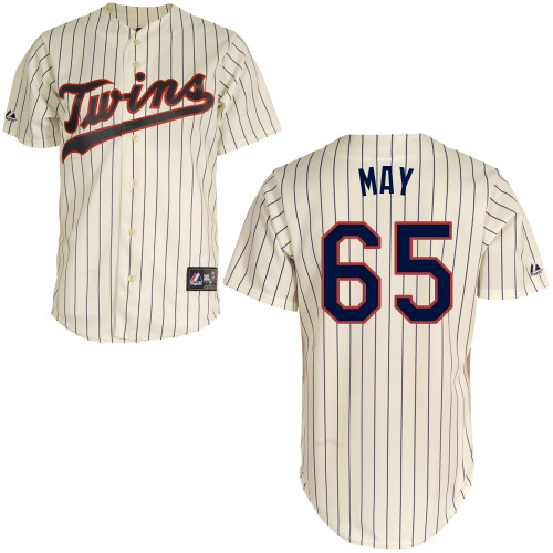 Trevor May #65 mlb Jersey-Minnesota Twins Women's Authentic Alternate 3 White Baseball Jersey